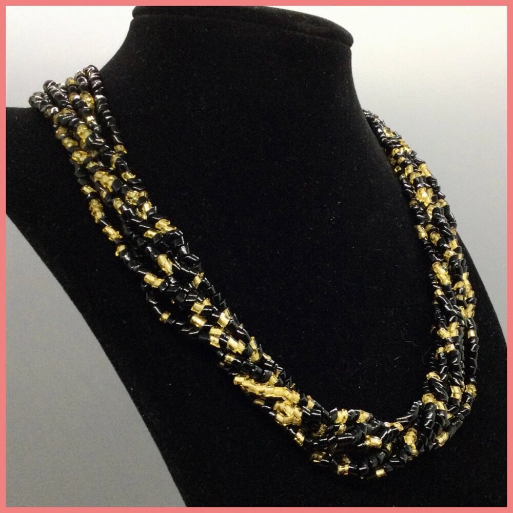 Elegant Torsade Choker, b&g